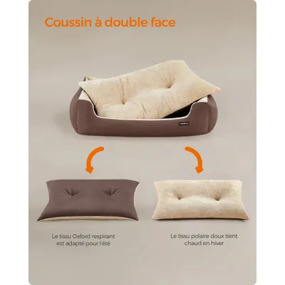 FEANDREA - Panier pour Chien - Coussin Réversible Lavable FEANDREA - Panier pour Chien - Coussin Réversible Lavable