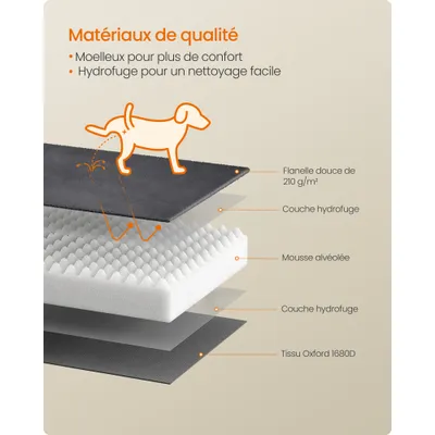 FEANDREA - Canapé pour Chien - Mousse Déhoussable Antidérapant FEANDREA - Canapé pour Chien - Mousse Déhoussable Antidérapant