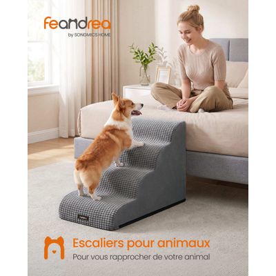 FEANDREA - Escalier Chien Chat - Rampe Mousse