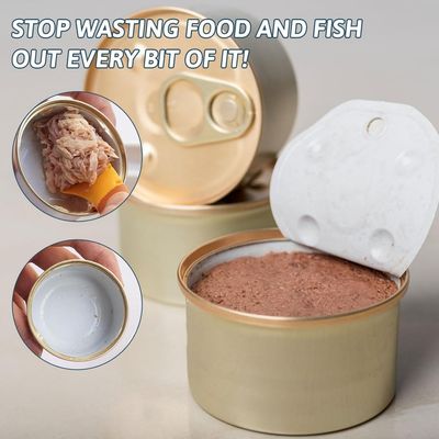Zatte Cuillère Silicone Patte de Chat Multifonction avec Ouvre-boîte