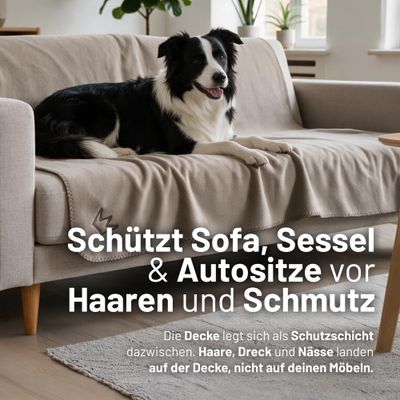 Rudelkönig Hundedecke Snori aus Premium-Fleece waschbar