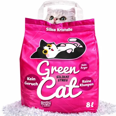 GreenCat Silicat Katzenstreu nicht klumpend GreenCat Silicat Katzenstreu nicht klumpend