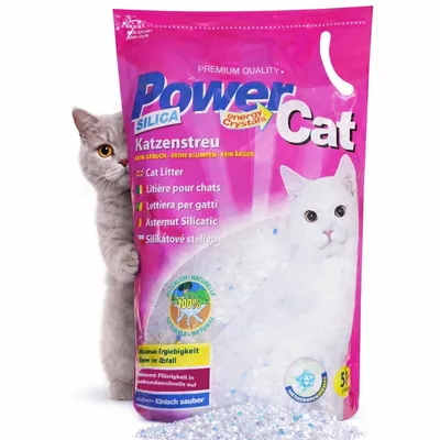 Powercat Katzenstreu Silikatstreu Silicat Powercat Katzenstreu Silikatstreu Silicat
