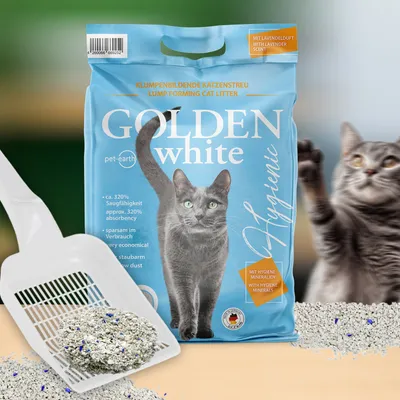 Golden Grey white Katzenstreu Lavendelduft Bentonitstreu Golden Grey white Katzenstreu Lavendelduft Bentonitstreu
