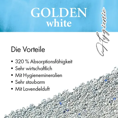 Golden Grey white Katzenstreu Lavendelduft Bentonitstreu Golden Grey white Katzenstreu Lavendelduft Bentonitstreu
