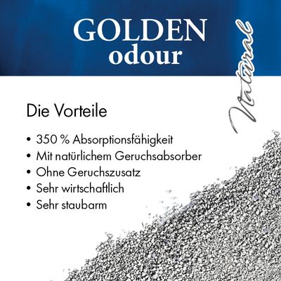 Golden Grey odour Katzenstreu ohne Duftstoffe Klumpstreu