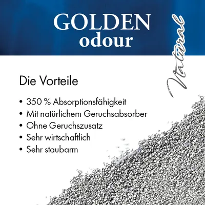 Golden Grey odour Katzenstreu ohne Duftstoffe Klumpstreu Golden Grey odour Katzenstreu ohne Duftstoffe Klumpstreu