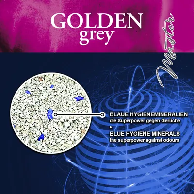 Golden Grey Master Klumpendes Katzenstreu Babypuderduft Golden Grey Master Klumpendes Katzenstreu Babypuderduft