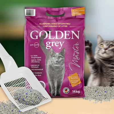 Golden Grey Master Klumpendes Katzenstreu Babypuderduft Golden Grey Master Klumpendes Katzenstreu Babypuderduft