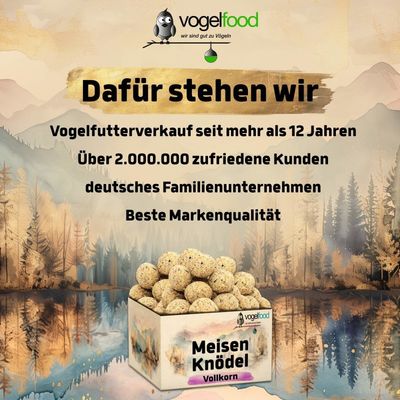 200 x 90 g (18kg) Vollkorn Meisenknödel ohne Netz Vogelfood