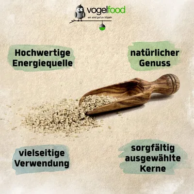 Sonnenblumenkerne Bruch gebrochen Vogelfutter Vogelfood
