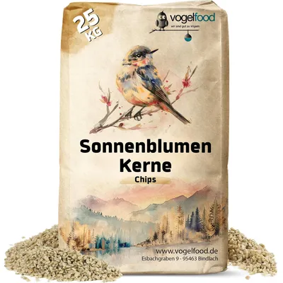 Sonnenblumenkerne Bruch gebrochen Vogelfutter Vogelfood