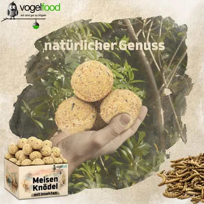 Meisenknödel mit Insekten ohne Netz Marke Vogelfood Meisenknödel mit Insekten ohne Netz Marke Vogelfood