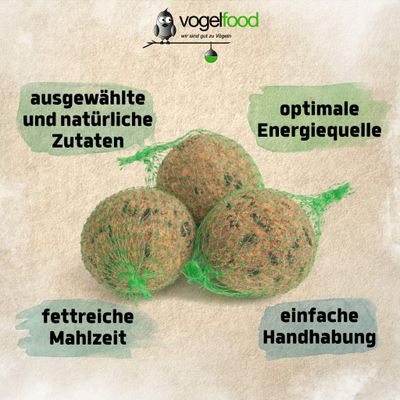 Meisenknödel mit Netz Marke Vogelfood Vogelfutter