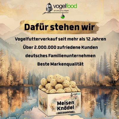 Meisenknödel mit Insekten ohne Netz Marke Vogelfood