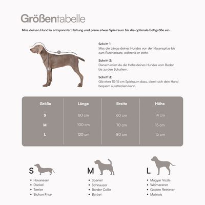 Caruso Hundebett Teddy