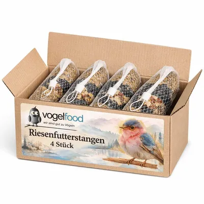 Riesenfutterstangen à 600 g Vogelfutter Fettfutter  Vogelfood