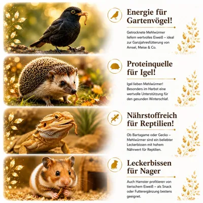 Getrocknete Mehlwürmer Futtermittel Getrocknete Mehlwürmer Futtermittel