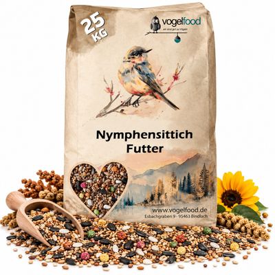 25 kg Nymphensittichfutter Vogelfutter