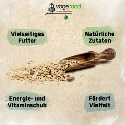 Fetffutter für Wildvögel Streufutter Futtermischung Vogelfood