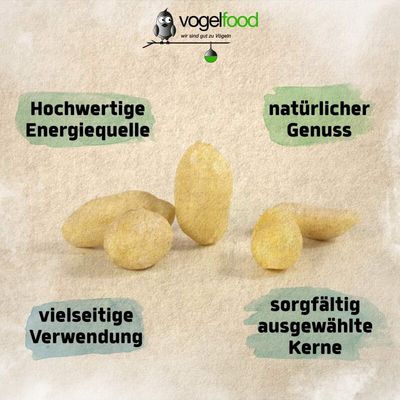 Erdnüsse Erdnusskerne Erdnusssplits (halbe und ganze Kerne) Marke Vogelfood