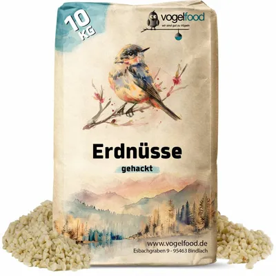 Erdnusskerne gehackt blanchiert ohne Haut Erdnussbruch Marke Vogelfood