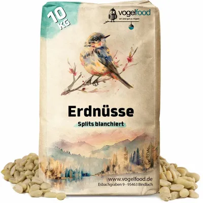 Erdnüsse Erdnusskerne Erdnusssplits (halbe und ganze Kerne) Marke Vogelfood Erdnüsse Erdnusskerne Erdnusssplits (halbe und ganze Kerne) Marke Vogelfood