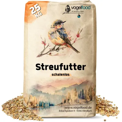 Streufutter schalenlos Marke Vogelfood