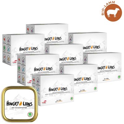 Hungry Lions - Hochwertiges BIO Katzennassfutter