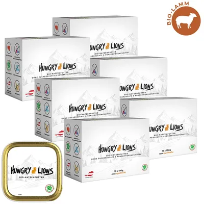 Hungry Lions - Hochwertiges BIO Katzennassfutter Hungry Lions - Hochwertiges BIO Katzennassfutter