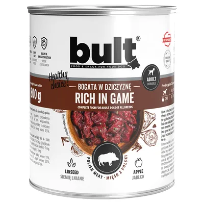 BULT Nassfutter für Hunde – Alleinfuttermittel Dose 800 g BULT Nassfutter für Hunde – Alleinfuttermittel Dose 800 g