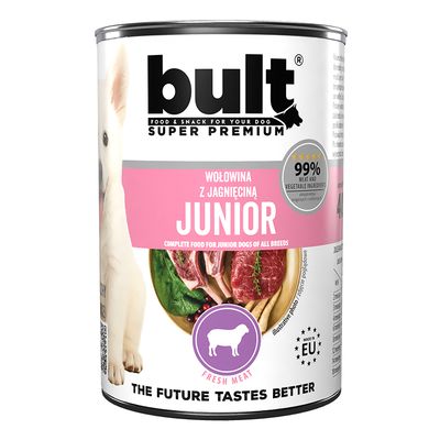BULT Junior Nassfutter für Welpen – Alleinfuttermittel Dose 400 g