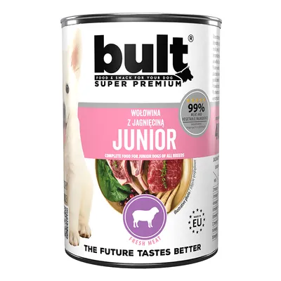 BULT Junior Nassfutter für Welpen – Alleinfuttermittel Dose 400 g BULT Junior Nassfutter für Welpen – Alleinfuttermittel Dose 400 g