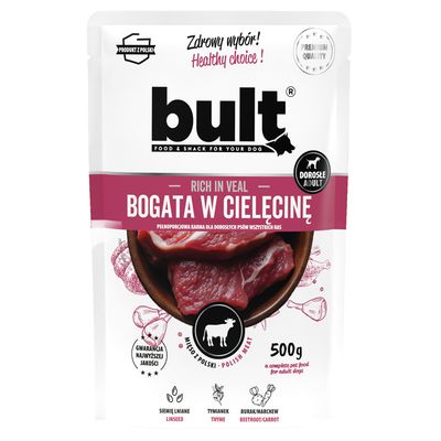 BULT Nassfutter für Hunde – Alleinfuttermittel Beutel 500 g