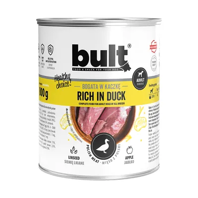 BULT Nassfutter für Hunde – Alleinfuttermittel Dose 800 g