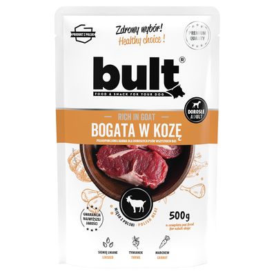 BULT Nassfutter für Hunde – Alleinfuttermittel Beutel 500 g