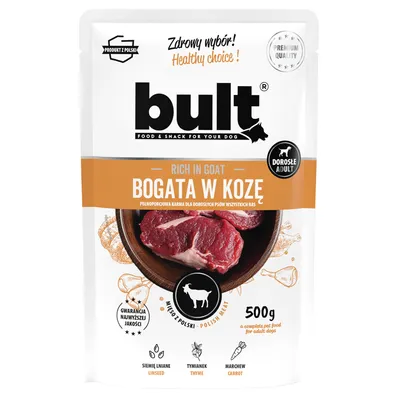 BULT Nassfutter für Hunde – Alleinfuttermittel Beutel 500 g