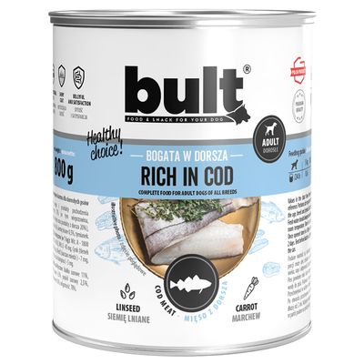 BULT Nassfutter für Hunde – Alleinfuttermittel Dose 800 g