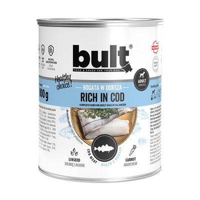 BULT Nassfutter für Hunde – Alleinfuttermittel Dose 800 g
