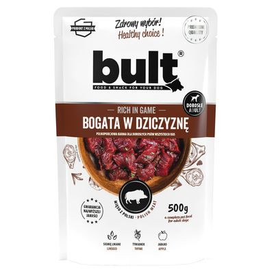 BULT Nassfutter für Hunde – Alleinfuttermittel Beutel 500 g