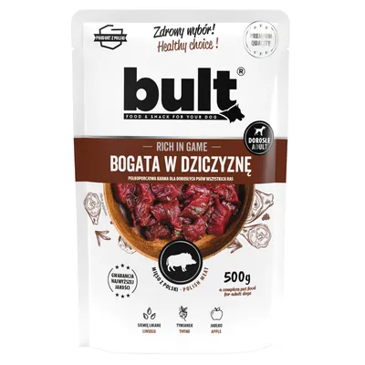 BULT Nassfutter für Hunde – Alleinfuttermittel Beutel 500 g