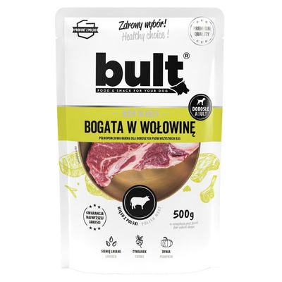BULT Nassfutter für Hunde – Alleinfuttermittel Beutel 500 g