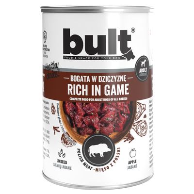 BULT Nassfutter für Hunde – Alleinfuttermittel Dose 400 g
