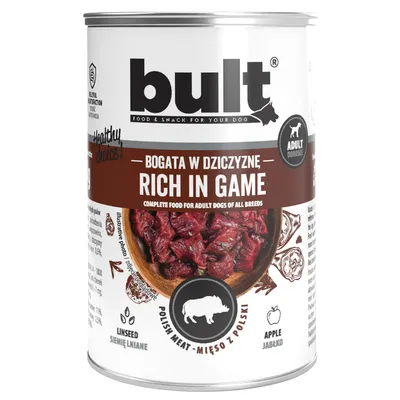 BULT Nassfutter für Hunde – Alleinfuttermittel Dose 400 g