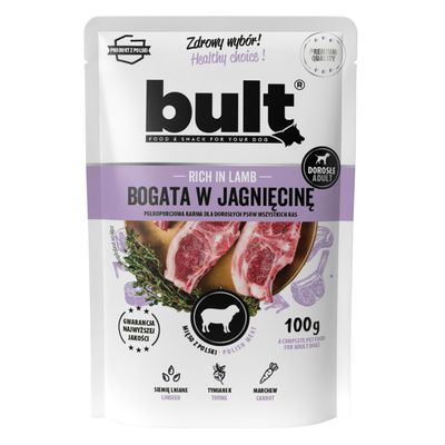 BULT Nassfutter für Hunde – Alleinfuttermittel Beutel 100 g