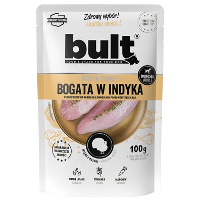 BULT Nassfutter für Hunde – Alleinfuttermittel Beutel 100 g