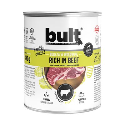 BULT Nassfutter für Hunde – Alleinfuttermittel Dose 800 g
