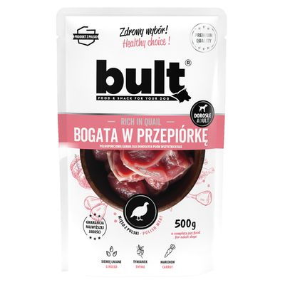 BULT Nassfutter für Hunde – Alleinfuttermittel Beutel 500 g