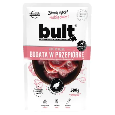 BULT Nassfutter für Hunde – Alleinfuttermittel Beutel 500 g