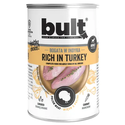 BULT Nassfutter für Hunde – Alleinfuttermittel Dose 400 g
